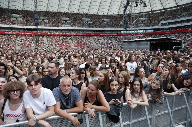 Koncert Jennifer Lopez w Warszawie (25.07.2025) - część druga. Organizatorem koncertu jest Prestige MJM