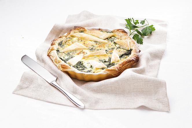 Quiche ze szpinakiem