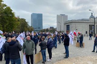 Protest SKP w Warszawie