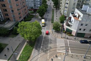 Ul. Wileńska w Warszawie przed przebudową