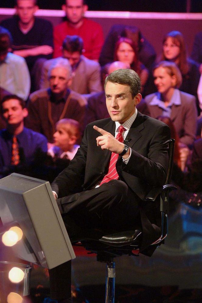 Hubert Urbański w "Milionerach" TVN-u