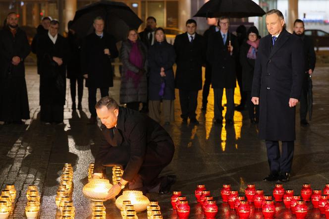 Prezydent oddał hołd ofiarom stanu wojennego. Wspominał górników i Popiełuszkę