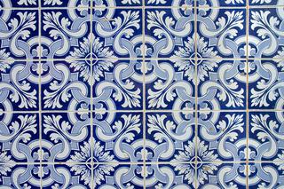 Kobaltowe płytki azulejo