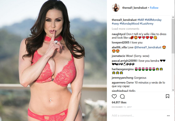 Kendra Lust - gwiazda porno, którą interesuje James Rodriguez