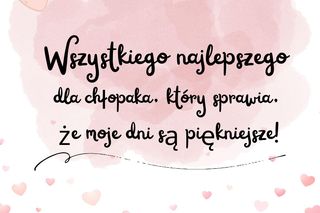 Kartka z życzeniami na Dzień Chłopaka