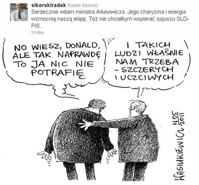 Radosław Sikorski + Wasiukiewicz