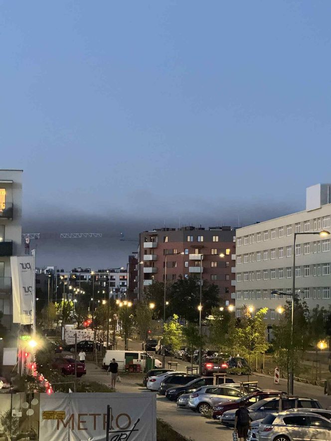 Pożar stacji przekaźnikowej