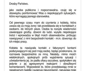 Rafał Brzozowski jest ofiarą stalkingu. Przestrzega swoich fanów i prosi o wzmożoną ostrożność.