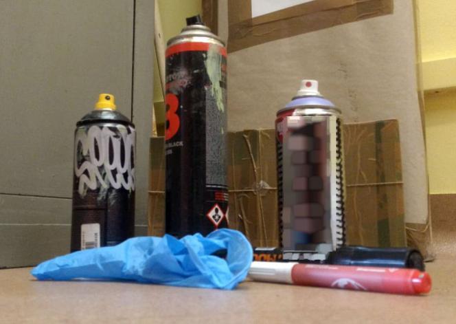 Pseudografficiarz wpadł w ręce policji