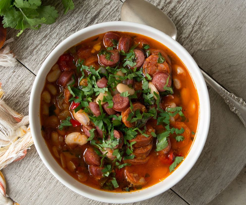 zupa warzywna z chorizo