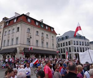 Protest katechetów w Warszawie 21.08.2024