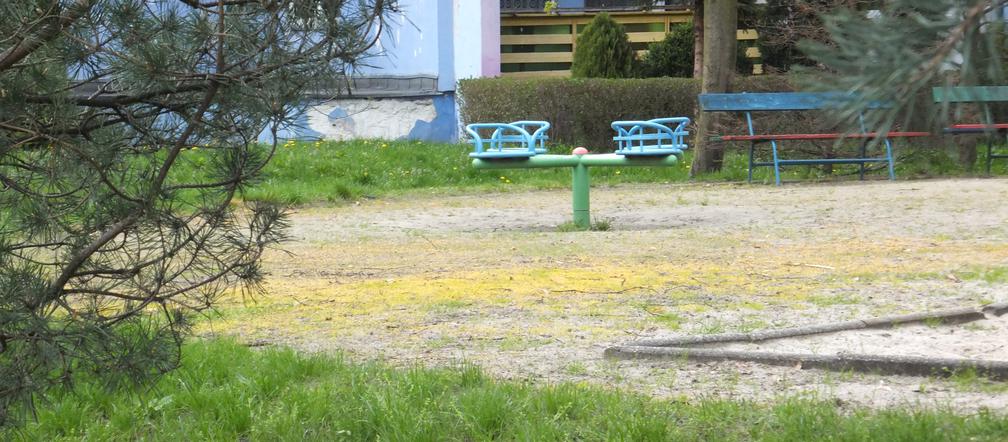 Na skwerach i placach zabaw na Kozanowie usychają rośliny