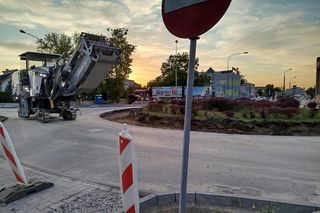 Siedlce: większe utrudnienia na ulicy Partyzantów na rondzie Solidarności