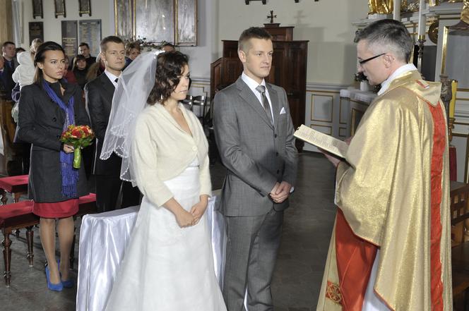 Ślub Katarzyny Cichopek na planie "M jak miłość"