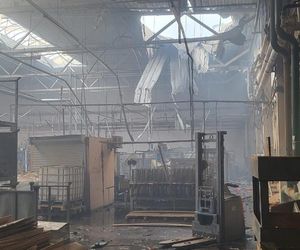 Po ataku rosyjskich dronów na fabrykę w Winnicy