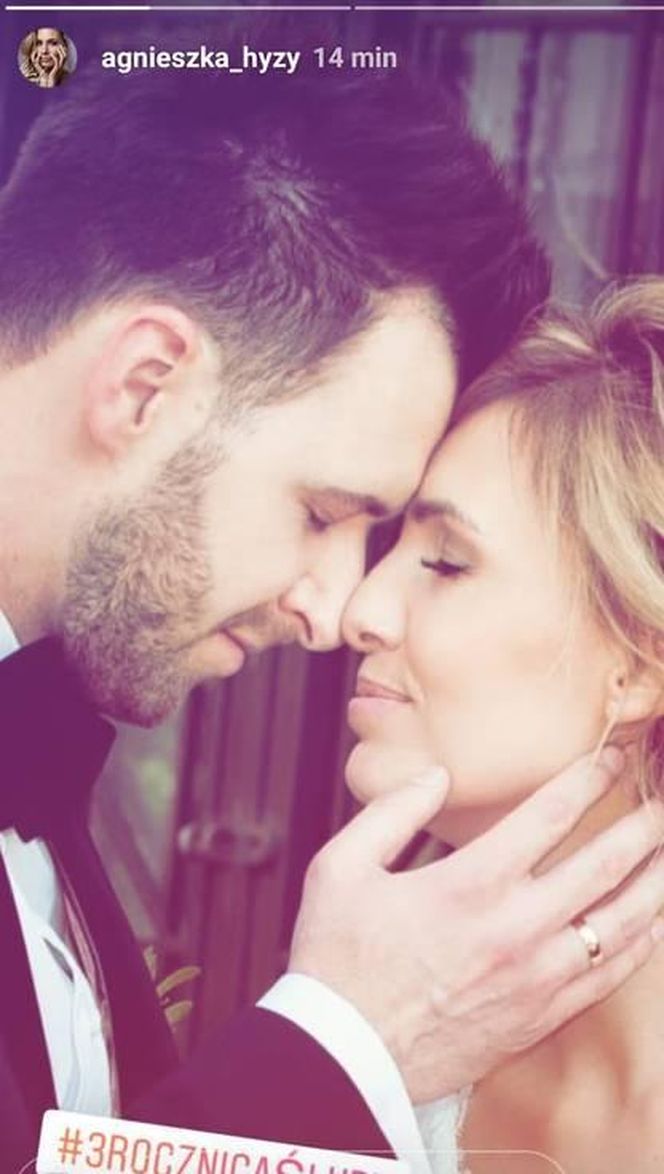Agnieszka Hyży i Grzegorz Hyży pobrali się w 2015 r.