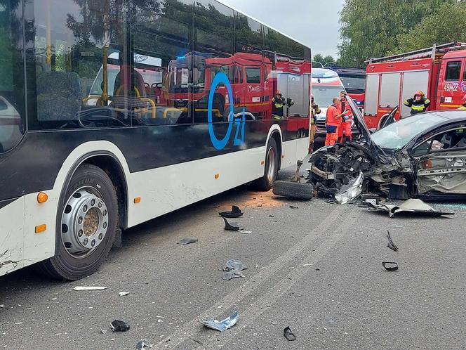 Wypadek na Moniuszki w Starachowicach