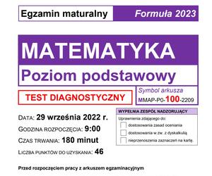 Matura próbna 2023 - Matematyka., arkusze zadań