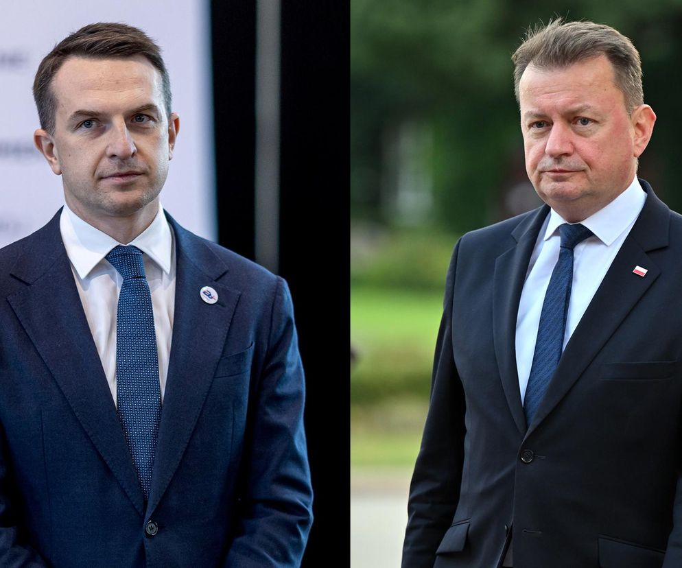 Adam Szłapka i Mariusz Błaszczak