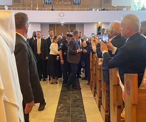 Karol Nawrocki z małżonką w USA. Tak przyjęto ich w Doleystown