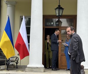 Radosław Sikorski przyjął delegację z Ukrainy w Chobielinie