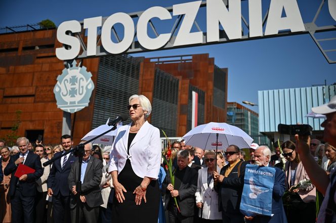 Danuta Wałęsa na obchodach 45. rocznicy podpisania Porozumień Sierpniowych