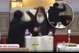 15-latek dźgnął nożem biskupa na ołtarzu! Obcięli palce w ramach zemsty