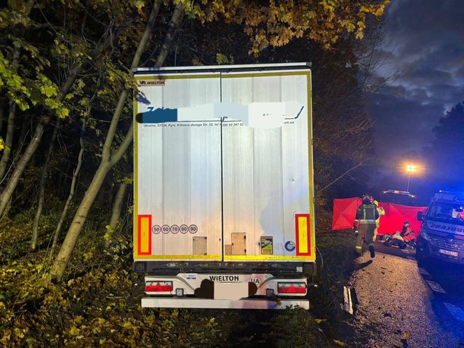 Tragiczny wypadek w pobliżu przejścia granicznego. Kierowca z Ukrainy zginął na miejscu