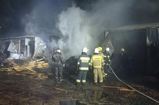 Kuce. Pożar tartaku, ogromne straty