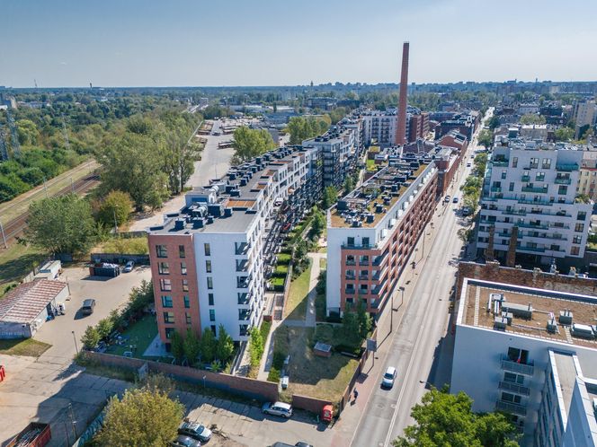 Widok od strony ronda Żaba w 2025