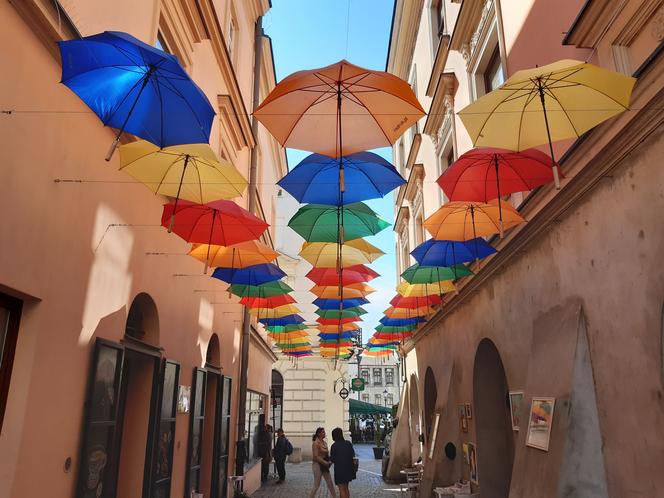 Kolorowe parasole w Tarnowie