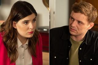 Barwy szczęścia, odcinek 2746: Agata (Natalia Zambrzycka), Hubert (Marek Molak)