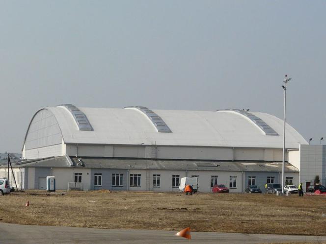 Nowy hangar w Pyrzowicach