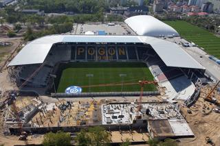 Trwa budowa Stadionu Miejskiego im. Floriana Krygiera w Szczecinie 