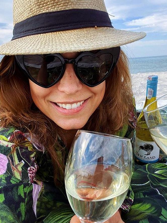 Anna Mucha na wakacjach