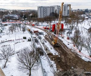 Budowa tramwaju do Dworca Zachodniego w styczniu 2025