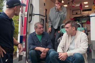 Na Wspólnej odc. 3709. Ola (Marta Wierzbicka), Mariusz Czerski (Mariusz Zaniewski), Marek (Grzegorz Gzyl)