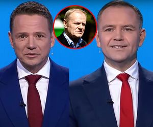 Debata. Trzaskowski zapytał Nawrockiego o ustawki. Od Tuska różni mnie, że on stał z metalowym szlauchem
