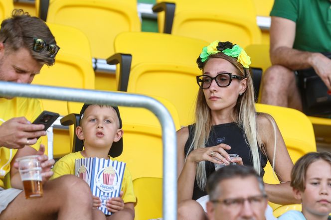 Kibice na meczu GKS Katowice - Arka Gdynia