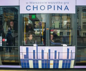 Chopinowski tramwaj i pociąg metra w Warszawie