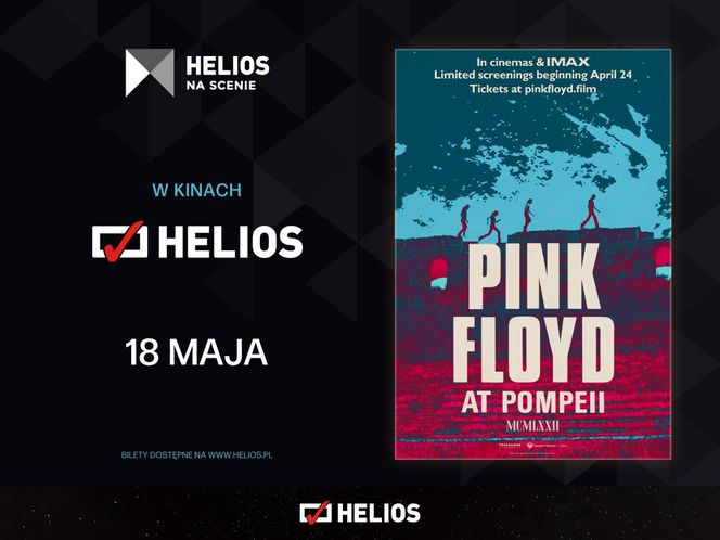 Koncert Pink Floyd at Pompeii z 1972 roku na ekranie siedleckiego Heliosa już 18 maja
