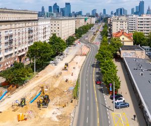 Budowa tramwaju do Dworca Zachodniego od strony Ochoty