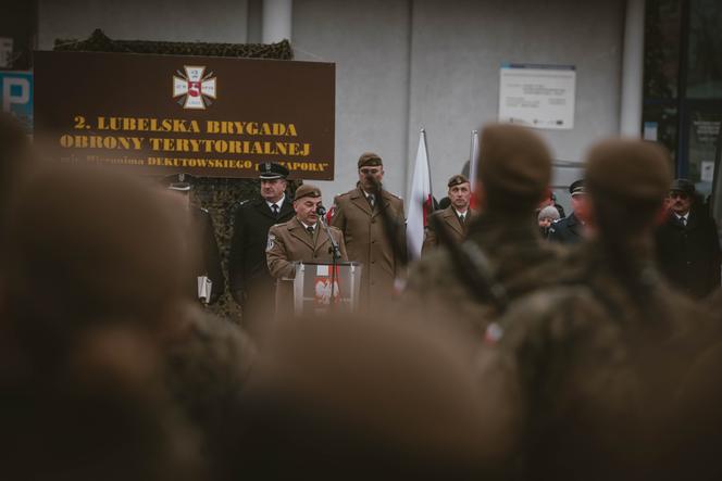 Przysięga wojskowa 2 LBOT w Puławach