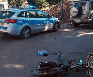 Potrącenie rowerzysty w Tarnowskich Górach. 81-latek był pijany