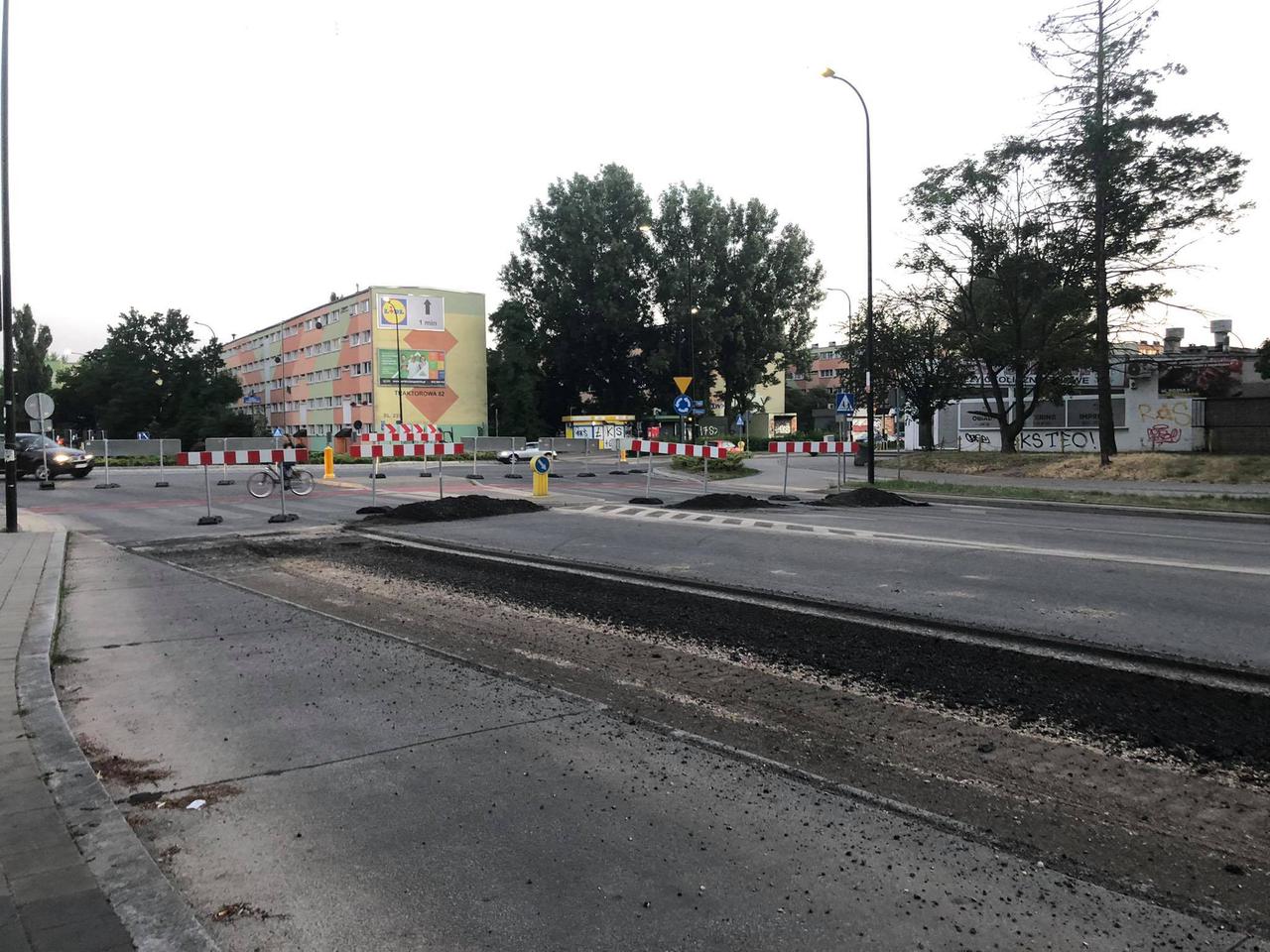 Remont Traktorowej w Łodzi udręką dla mieszkańców