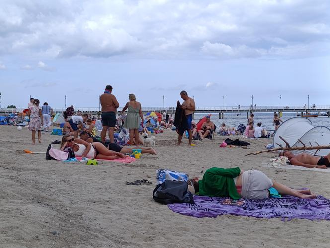 Plaża Mechelinki. Tłum w każdą sobotę i niedzielę