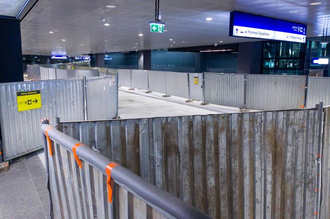 Dworzec Zachodni w Warszawie pod koniec remontu