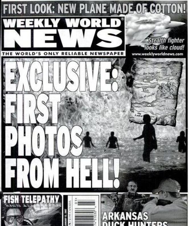 World Weekly News: Pierwsze zdjęcia z Piekła