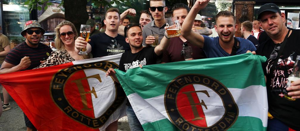 Wielkie zamieszki z kibicami Feyenoordu Rotterdam i AS Roma