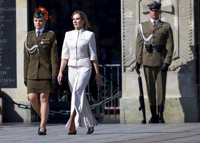 Marta Nawrocka. Obchody Święta Wojska Polskiego